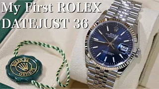 【時計紹介】美しい青文字盤。Rolex DateJust 36 126234フルーテッドジュビリーブルー ロレックス