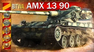 AMX 13 90 - Agresywna gra - BITWA - World of Tanks