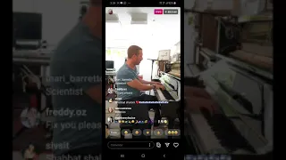 CHRIST MARTIN - IN MY PLACE - INSTAGRAM LIVE