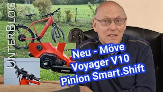 Das neue Möve Voyager V10 - Kurzvorstellung mit Neuerungen zum Vorgänger, Pinion Smart.Shift, 725Wh
