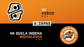 4.zápas štvrťfinále HC Košice - HK Dukla INGEMA Michalovce HIGHLIGHTS