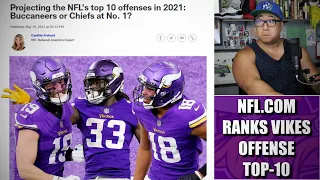 NFL.com Projects Minnesota Vikings as a Top-10 Offense 👀👀👀