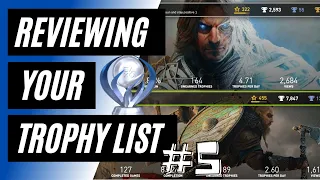 Your Playstation Trophy List Reviewed! Are You a Better Trophy Hunter Than Platinum Bro? #5