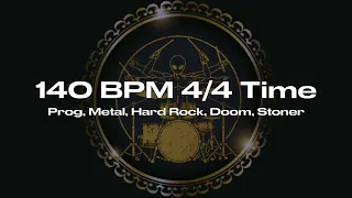 140 BPM 4:4 Time Drum Track Good For Prog, Metal, Doom, Hard Rock, Numetal, Stoner