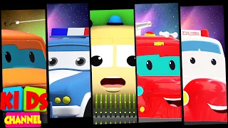 Finger Family Song - Road Rangers Cartoon Videos from Kids Channel