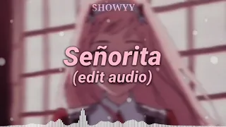 Señorita Edit Audio