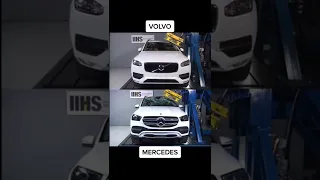 Volvo vs Mercedes КРАШТЕСТ #краштест #volvo #mercedes #уничтожил #аварии #проверка #опыт