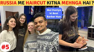 Getting Haircut in Russia with a World Barber Champion