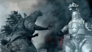 S.H. Monster Arts GODZILLA　stop motion　MonsterArtsゴジラ対メカゴジラ対太陽の塔のロボ