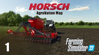 Horsch Party! New Map from Giants! Horsch AgroVation Series episode 1 (FS22)