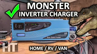 3000w SunGoldPower Off Grid Solar Inverter Charger For Home | RV | Vanlife Review