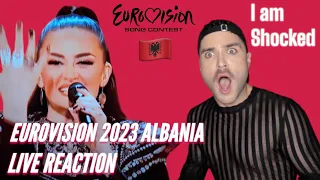 Albania Eurovision 2023 Live Reaction Albina & Familja Kelmendi - Duje