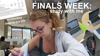 finals week in my life: STUDY VLOG (watch me slowly deteriorate)