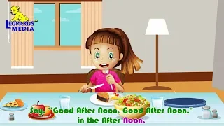 Say Good morning | English Nursery Rhymes | English Kids Songs