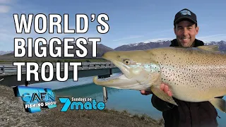 World's biggest trout caught on camera?