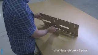 Assembly Tutorial: Shot Glass Gift Box - 6 Pack