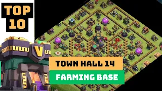 TOP 10 TH14 FARMING BASE WITH COPY LINK | SEP 27, 2023 | CLASH OF CLANS | TOWN HALL 14 FARMING BASE