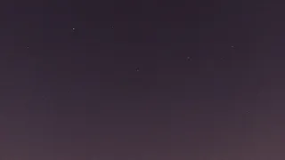 Спутники  Старлинк над Долгопрудным, 11 мая 2021 года, 21:55