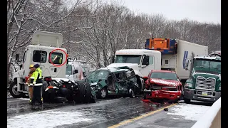 Подборка аварий грузовиков июль 2020!  Truck CRASH in July