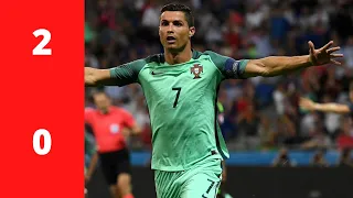 Portugal V Wales 2 - 0 Euro 2016 Highlights & Goals HD