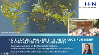 Corona - eine Chance für mehr Nachhaltigkeit im Tourismus?