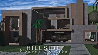 Bloxburg: Hillside Modern Mansion 100k | NO LARGE PLOT | BLOXBURG Roblox