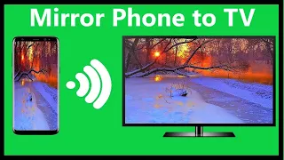 Screen Mirror Android Phone to TV for Free Connect your phone to TV!!