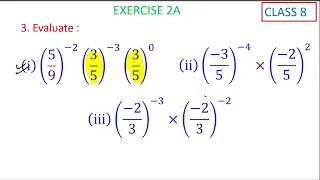 Q 3   Exercise 2A math   class 8 ( r s aggarwal )  ###ikbn