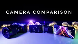 Sony ZV-1 vs. A7C vs. GoPro Hero 10 vs. iPhone 12