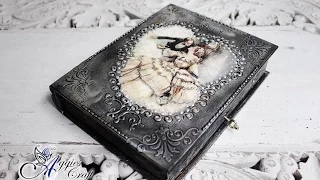 Mix Media - Metal Effect on Wooden Box - DIY Tutorial