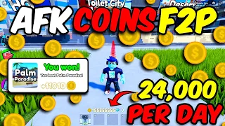 Toilet Tower Defense Deleted?! How to Get Coins FAST 24,000 Coins in 24 Hours as F2P! Roblox #roblox