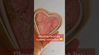 Makeup Revolution Highlighter Bleeding Heart🧡#makeupseries  #viral #shorts #trending #makeup