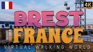 Brest. France. Le téléphérique de Brest virtual walking trip