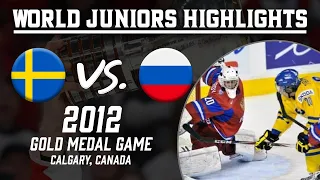 Sweden vs. Russia 2012 WJC Gold Medal Game Highlights