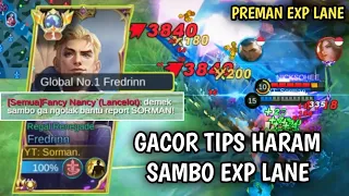 Gue Mencoba Fredrinn exp Lane Emblem Baru Ternyata Ngga Bisa Mati! - Mobile Legends!