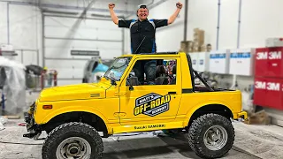 Giving Matt His Secret Samurai @ Off Road Wrecker Games!