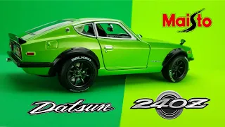 MAISTO 1/18 Diecast 1971 Datsun 240Z - Showcase