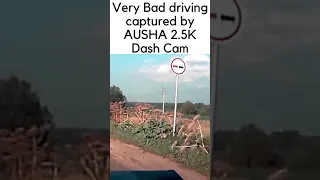 Very Bad driving captured by AUSHA 2 5K Dash Cam #youtubeshorts #shorts #amazon #cardashcam