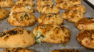 Turkish style butter buns/pastry “Poğaça” (filled with cheese)✨