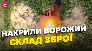 🔥 Показали момент знищення мінометного БК росіян з дрону