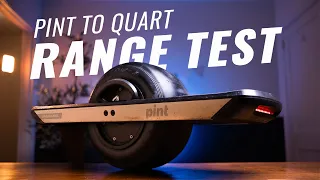 Onewheel Pint vs Quart Battery Upgrade | Range Test | Review