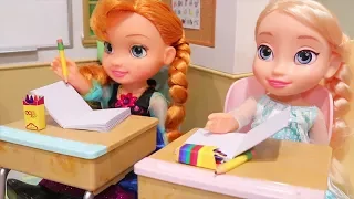 The New Class President is Bossy - Elsa and Anna Toddlers - Boss Baby School 💖 Toys & Dolls for Kids