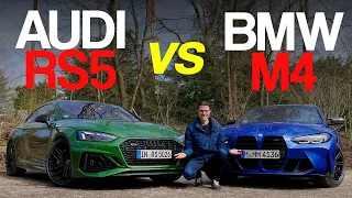 BMW M4 vs Audi RS5 Coupé comparison review - RWD vs AWD!