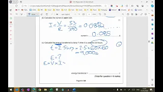 Y10 Physics MCE 2024, Q5