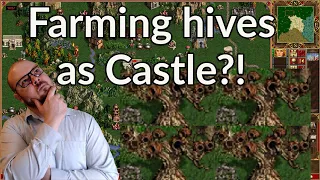 Farming hives as Castle?!  Not your typical Castle Game!  || Heroes 3 Castle Gameplay || Jebus Cross