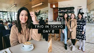 BEST PANCAKES, YAYOI KUSAMA & THE 2 HOUR SUSHI! | #TrioInTokyo Day 2 | Karla Aguas