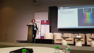 Kostandina Zafirovska, at EEGS 2018  - “Usage of AI to enhance the players' experience...”.