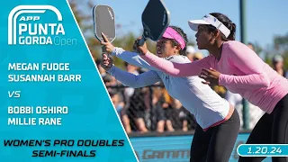 2024 APP Punta Gorda Open I Fudge/Barr vs. Oshiro/Rane | Women's Doubles Semi-Finals