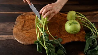 It's so delicious I cook it almost every day❗ Incredible kohlrabi recipe!