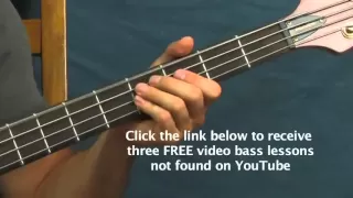 easy bass guitar lesson monster skillet